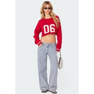 Edikted- low rise baggy jeans - M - short length